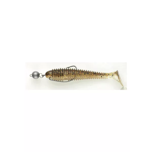 Swimy Cheburashka Galfion Fat Shad Rig Leurre souple K050 95mm - 5gr - Ready Rig - Plomb Cheburashka - Pré-monté