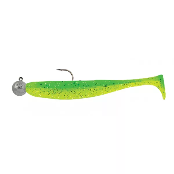 SWIMY Pompei Shad Leurre souple avec tête plombée K014 125mm - 12gr   - Monté prêt à pêcher