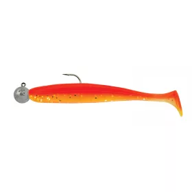   SWIMY Pompei Shad Leurre souple avec tête plombée K040 75mm - 5gr   - Monté prêt à pêcher