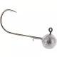 WESTIN RoundUp 10g #4/0 Natural Mustad 32632 3pcs Tête plombée