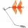 WESTIN Add-It Spinnerbait Hélice Grand Fluo. Orange 2pcs Spinnerbait module