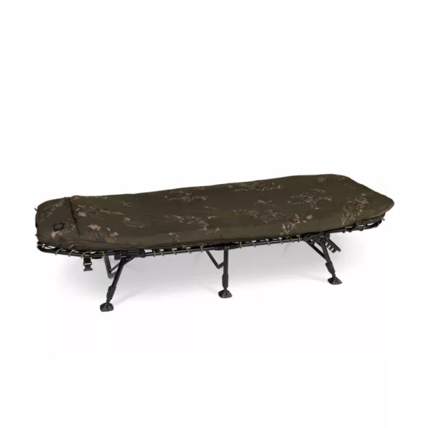 Nash Scope OPS 4 Fold Sleep System Lit 6 pieds 195x77cm Lit de pêche à la carpe