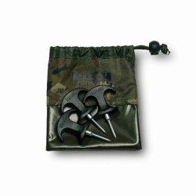 Nash Titan Plateforme Piquets 9cm Piquet de tente 15 pièces