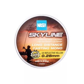   Nash Skyline Mono UV Jaune 0,28mm 1000m Fil Monofilament Principal