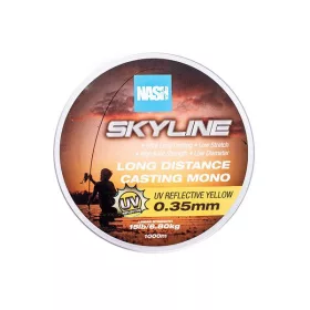   Nash Skyline Mono UV Jaune 0,35mm 1000m Fil Monofilament Principal