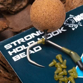 Nash Strong Hold Hook Bead Perle d'Hameçon 20 pièces