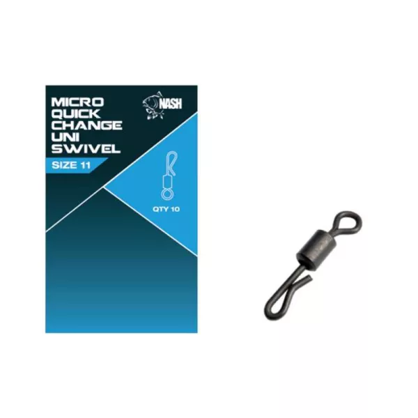 Nash Quick Change Uni Micro Swivel Agrafe Rapide Petite