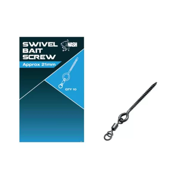 Nash Swivel Bait Screw 21mm Vis à appât