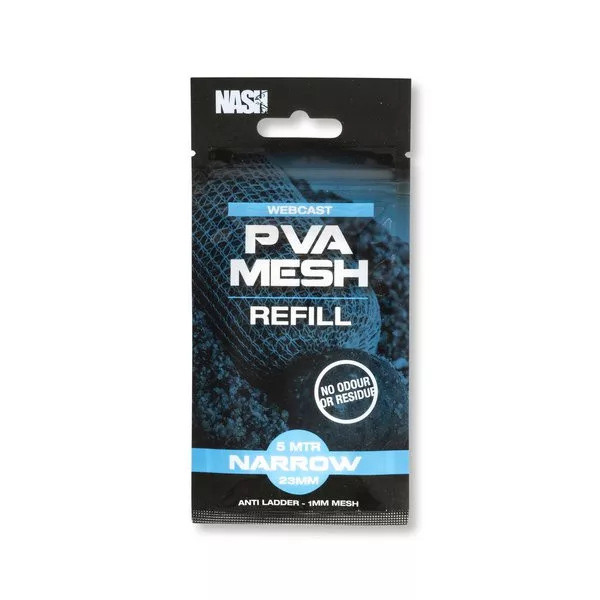 Nash Webcast PVA Filet de Recharge Étroit 23mmx5m