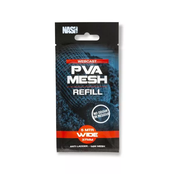 Nash Webcast PVA Filet de Recharge Large 37mmx5m
