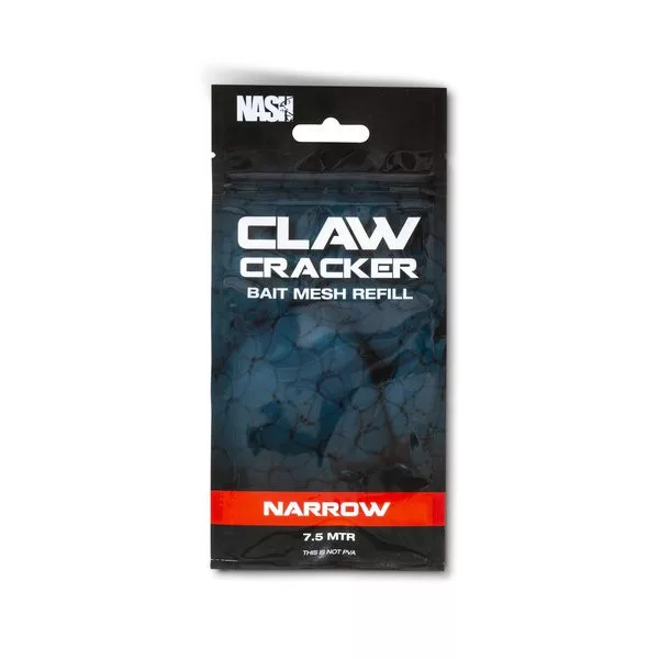 Nash Claw Cracker Bait Mesh Étroit 23mm Filet de protection d'appât Recharge 7,5m