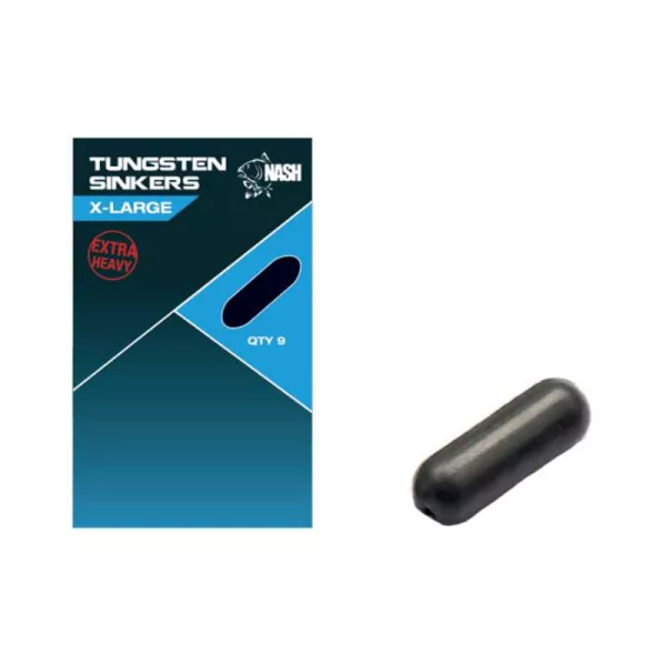 Nash Tungsten Sinkers Petit plomb coulant pour ligne