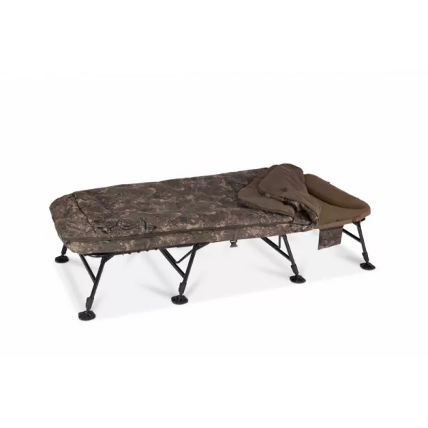 Nash MF60 Indulgence SS4 Wide 5 Saisons Système de Sommeil Mk II 6 Pieds 212x96cm Lit de Pêche à la Carpe