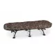 Nash MF60 Indulgence Toutes Saisons Système de Sommeil 4 Plis 6 Pieds 200x77cm Lit de Pêche à la Carpe