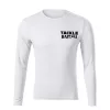 TackleBait T-shirt à manches longues logoté blanc L