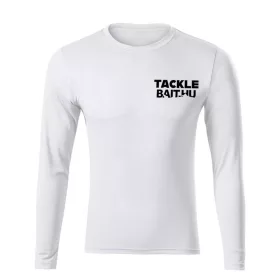TackleBait T-shirt à manches longues logoté blanc S