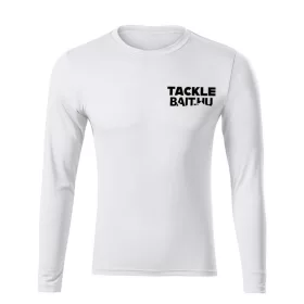 TackleBait T-shirt à manches longues logoté blanc 3XL