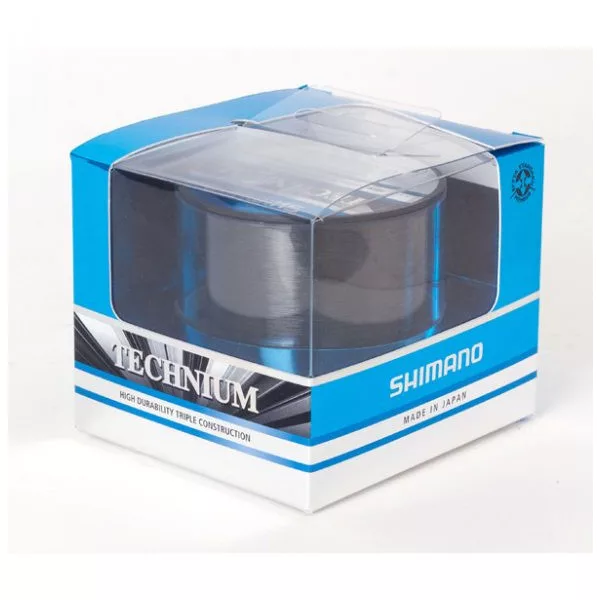 Shimano Technium 790m 0,355mm PB Premium Box 1/4 Pound Grey/Gris Ligne principale de carpe (TEC35QPPB)