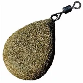   Korda Plomb texturé plat en forme de poire avec émerillon pour la pêche à la carpe 98gr
