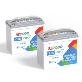 Redodo LiFePO4 12V 100Ah 1,28kWh MINI Batterie
