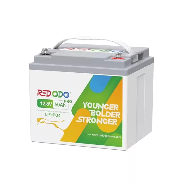 Redodo LiFePO4 12V 50Ah 1,28kWh Batterie