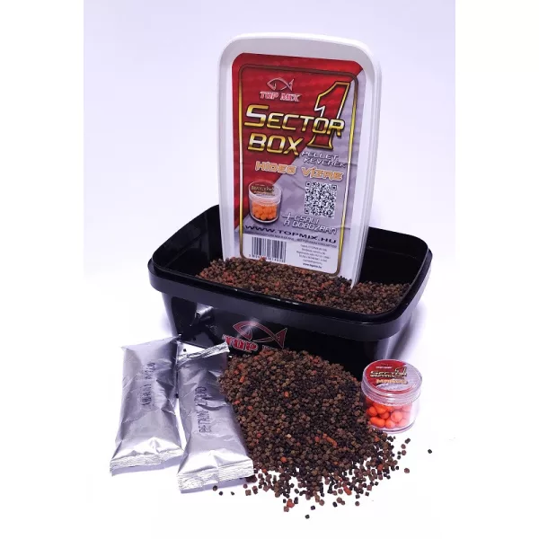 Top Mix Sector 1 Boîte à pellets pour eau froide 400gr