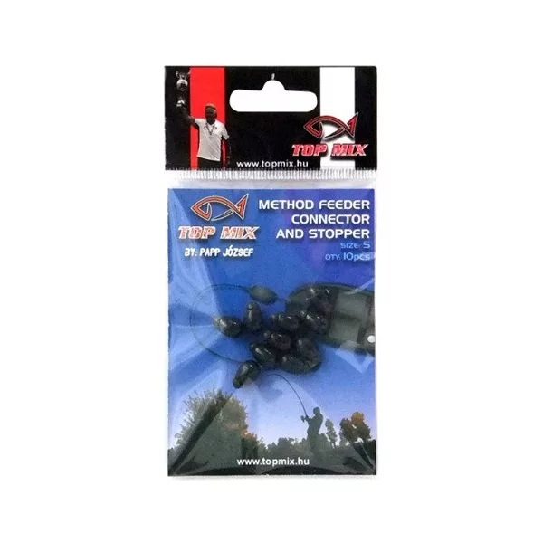 Top Mix Method Feeder Army Green S Agrafe rapide 10 pièces