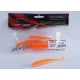 Top Mix Shiner Shad Sunny Orange 10,0cm Appât en plastique 6 pièces