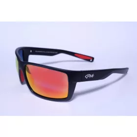   Top Mix Lunettes de soleil de sport polarisées rouges avec étui