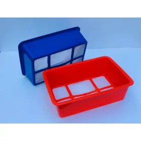 TOP-MIX Bac à appâts en plastique, fond tamis, 20x30x10cm
