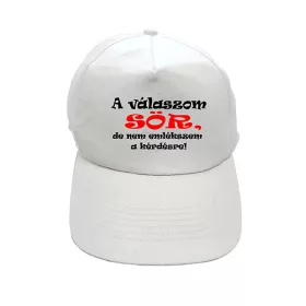 Casquette de baseball Ma réponse est Bière!