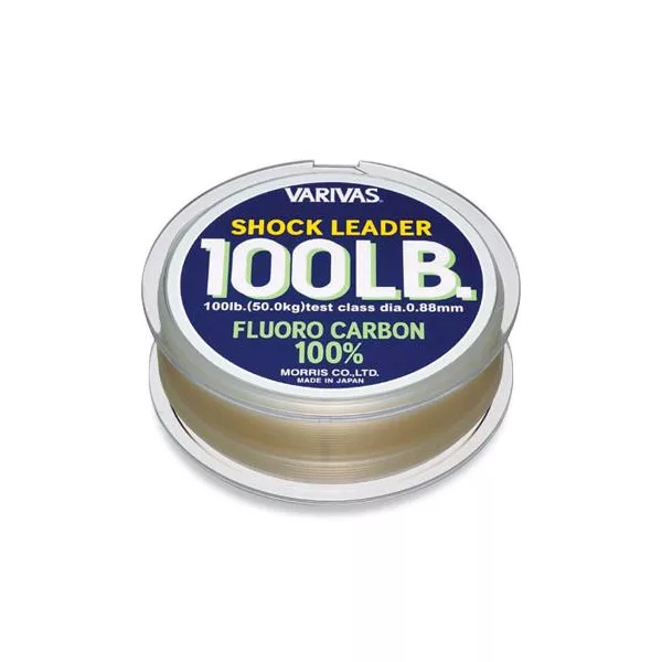 Varivas Fluorocarbon Shock Leader 30m #20 0,74mm 70lb Bas de ligne Fluorocarbone