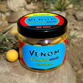   Feedermánia Venom Balanced Boilies Crème Glacée 20mm Appât Plongeant