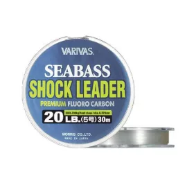   Varivas Sea Bass Shock Leader Fluorocarbon 30m 0,330mm 16lb Bas de ligne Fluorocarbone