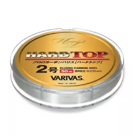   Varivas Hard Top Fluorocarbon Leader 30m 0,370mm 10,3kg Bas de ligne en fluorocarbone