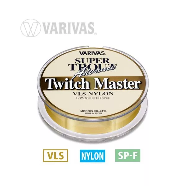 Varivas Super Trout Twitch Master 100m 0,148mm 4lb Monofil Or Fil de pêche principal