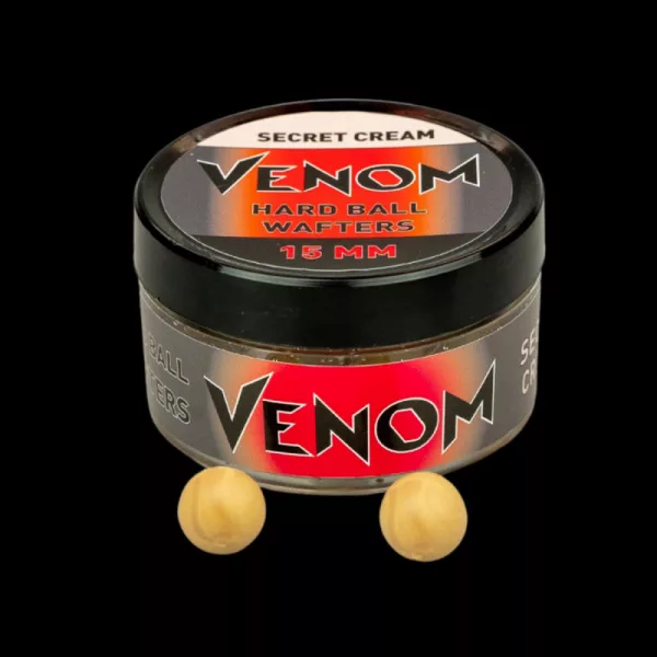 Feedermánia Venom Hard Ball Wafters 15mm Secret Cream Bouillette d'amorçage