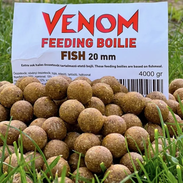 Feedermánia Venom Feeding Boilie Fish 20mm 4000gr Bouillette d'amorçage