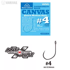   Varivas Super Trout Area Tournament Canvas #4 Hameçon sans Ardillon Quick Motion Style 15pcs