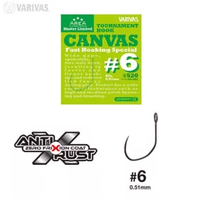   Varivas Super Trout Area Tournament Canvas #6 Fast Hooking Special Hameçon Sans Ardillon 15 pcs