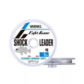   Varivas Light Game Shock Leader Fluorocarbon 30m #1,2 0,185mm 5lb Bas de ligne Fluorocarbone
