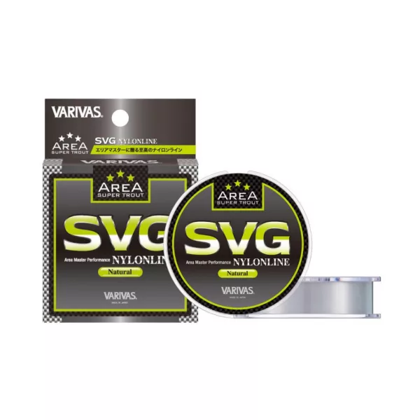Varivas Super Trout Area SVG 150m 0,128mm 3,5lb Monofil Naturel Fil de pêche principal