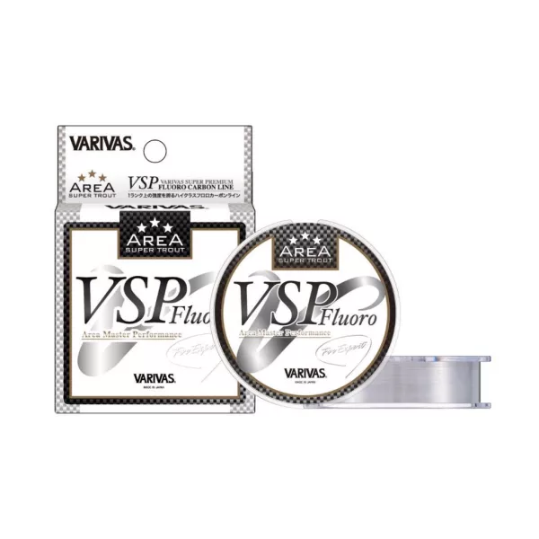 Varivas Super Trout Area VSP Fluorocarbon 100m 0,104mm 2lb Fil de pêche Fluorocarbone