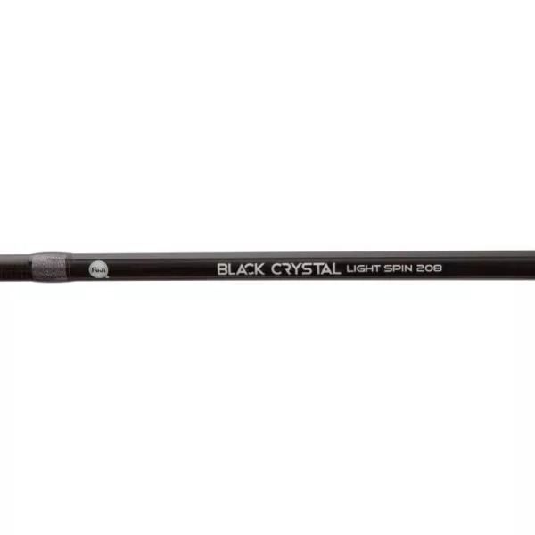 Mikado Black Crystal L Spin 4-18gr 2,38m Canne spinning 2 pièces