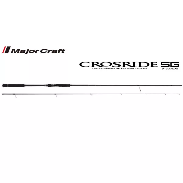 Major Craft Crosride 5G XR5-962M/LSJ R,Fast 2,89m 15-50gr Canne Spinning 2 Pièces