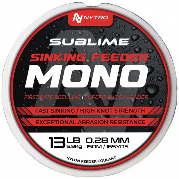 Nytro Sublime Sinking Feeder 0,26mm 150m Fil de pêche monofilament