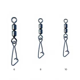   Nytro Connex Double Feeder Swivel With Hooked Snap 8 Émerillon 8 pièces