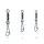 Nytro Connex Double Feeder Swivel With Hooked Snap 6 Émerillon 8 pièces