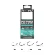Nytro NTO-B3 10 0,25mm 10cm Előkötött Füles, Szakáll Nélküli Quick-Stop Horog 8db