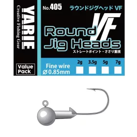   Yarie 405 Round VF Fine Wire 1/0 2,0gr Tête Plombée 10 pièces